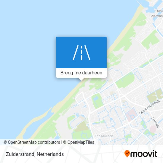 Zuiderstrand kaart