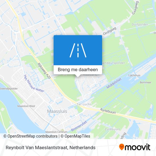 Reynbolt Van Maeslantstraat kaart