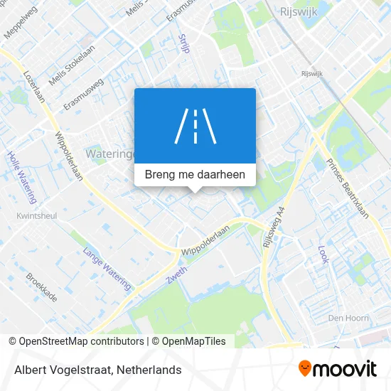 Albert Vogelstraat kaart