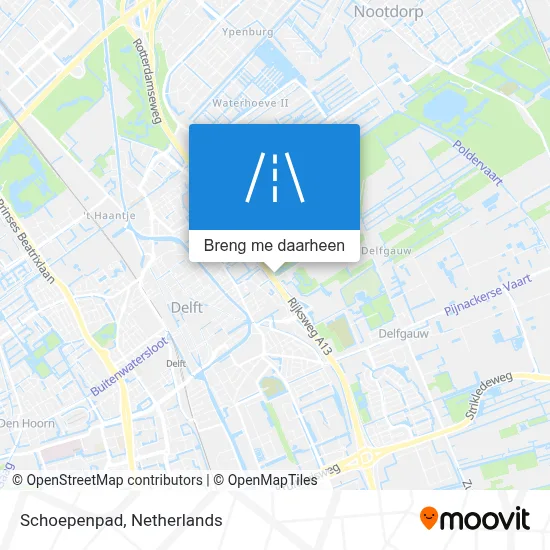 Schoepenpad kaart