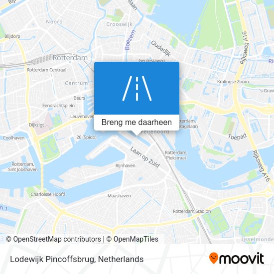Lodewijk Pincoffsbrug kaart