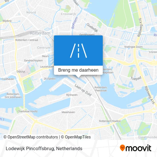 Lodewijk Pincoffsbrug kaart