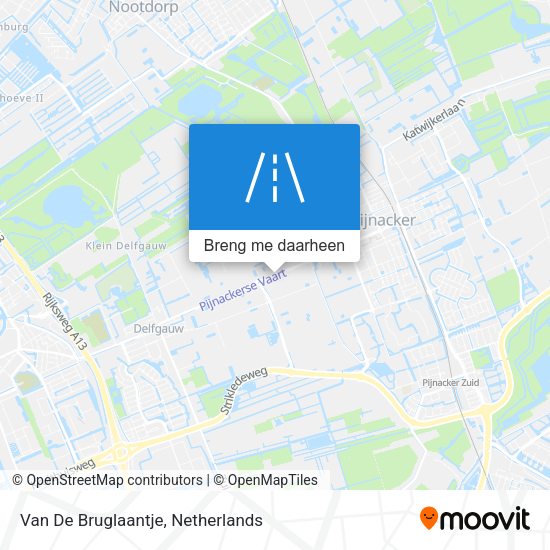 Van De Bruglaantje kaart