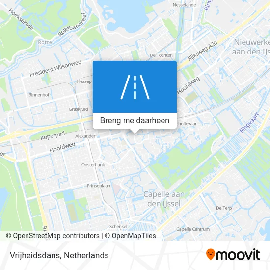 Vrijheidsdans kaart