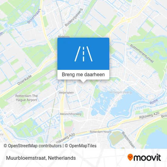 Muurbloemstraat kaart