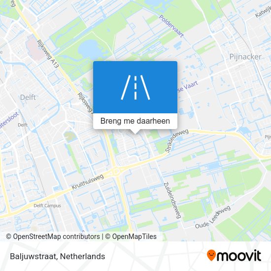 Baljuwstraat kaart
