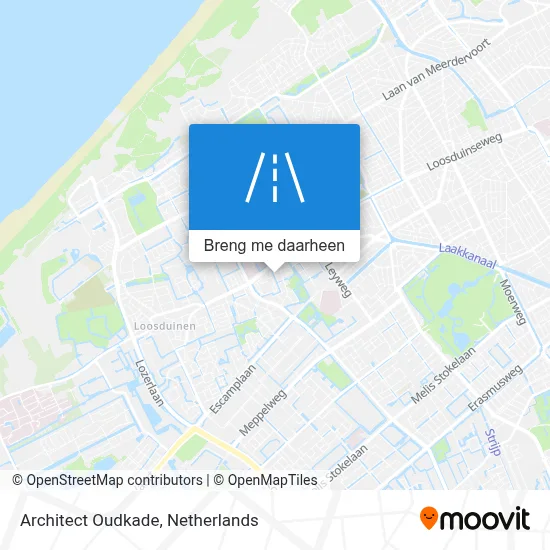 Architect Oudkade kaart