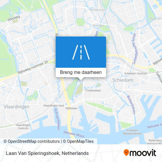Laan Van Spieringshoek kaart