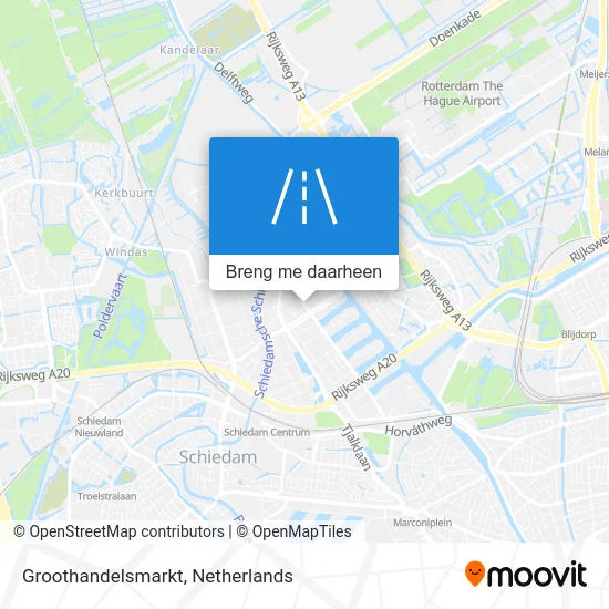 Groothandelsmarkt kaart