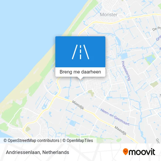 Andriessenlaan kaart