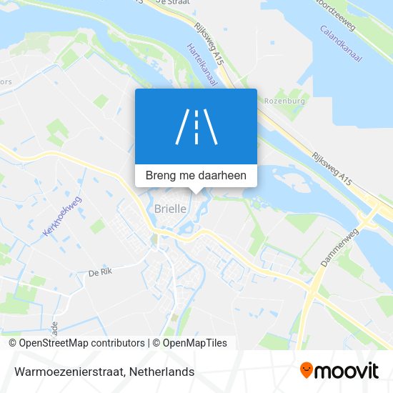 Warmoezenierstraat kaart