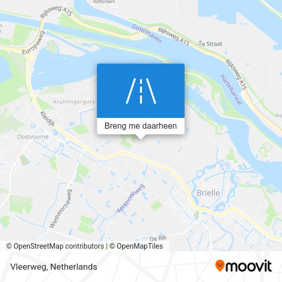 Vleerweg kaart