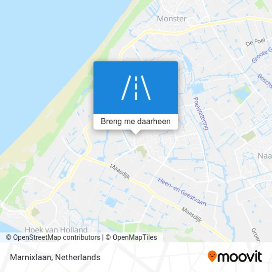 Marnixlaan kaart