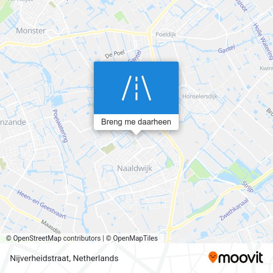 Nijverheidstraat kaart