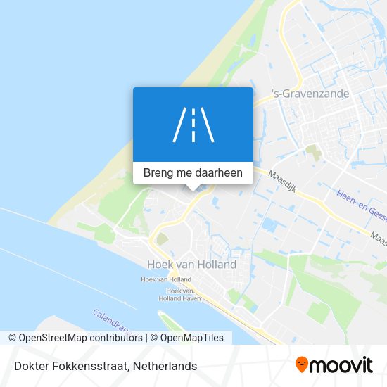 Dokter Fokkensstraat kaart