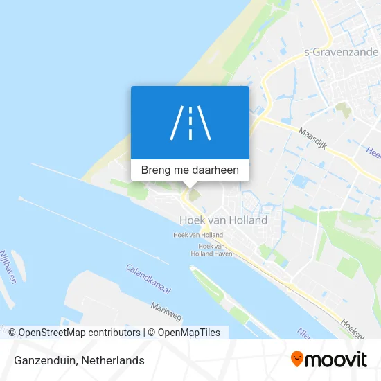 Ganzenduin kaart