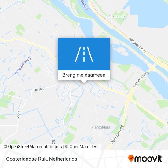 Oosterlandse Rak kaart