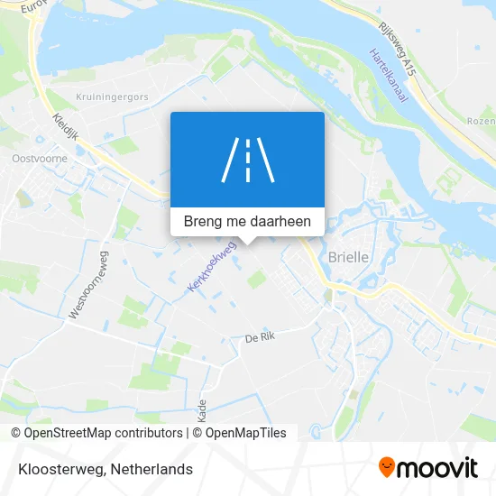 Kloosterweg kaart