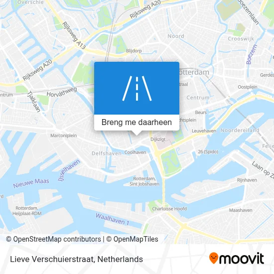 Lieve Verschuierstraat kaart