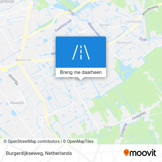 Burgerdijkseweg kaart