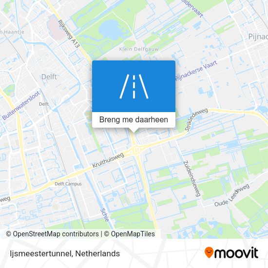 Ijsmeestertunnel kaart