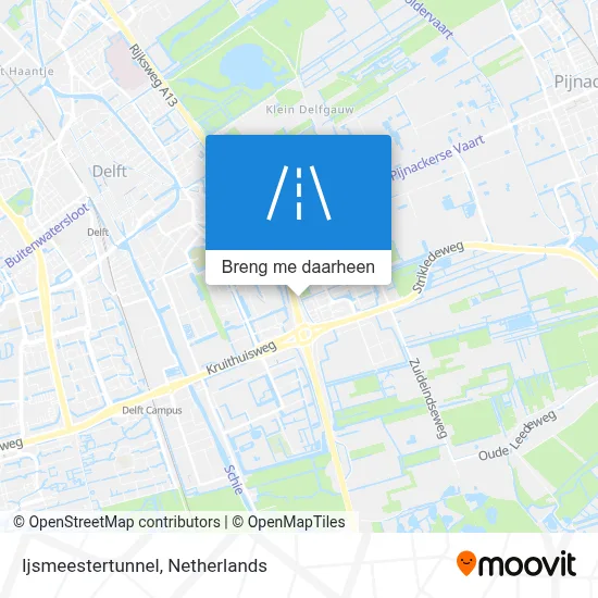 Ijsmeestertunnel kaart