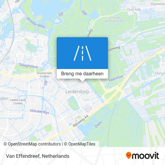 Van Effendreef kaart