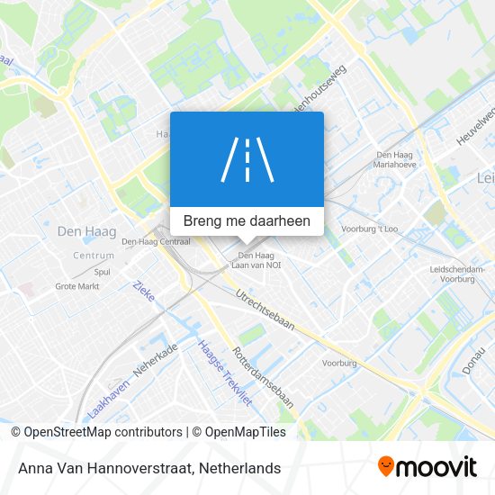 Anna Van Hannoverstraat kaart