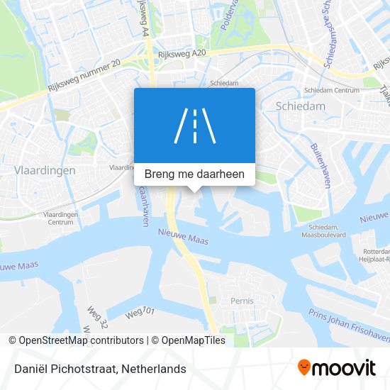 Daniël Pichotstraat kaart