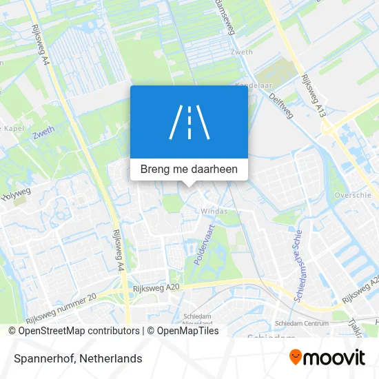 Spannerhof kaart