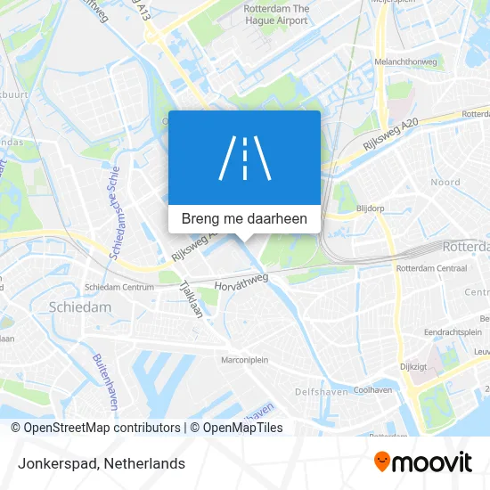 Jonkerspad kaart
