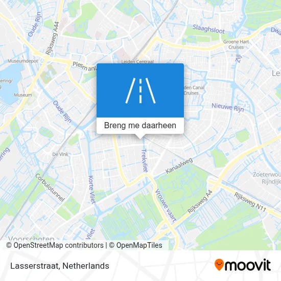 Lasserstraat kaart