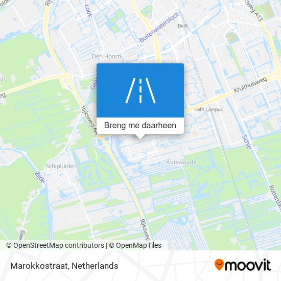 Marokkostraat kaart