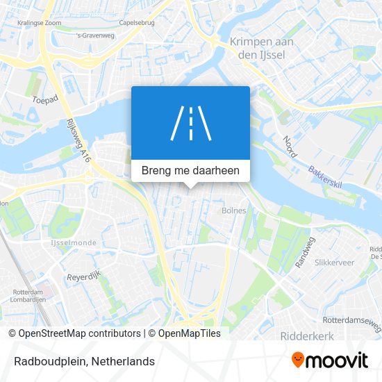 Radboudplein kaart