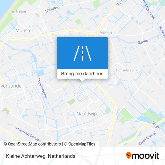 Kleine Achterweg kaart