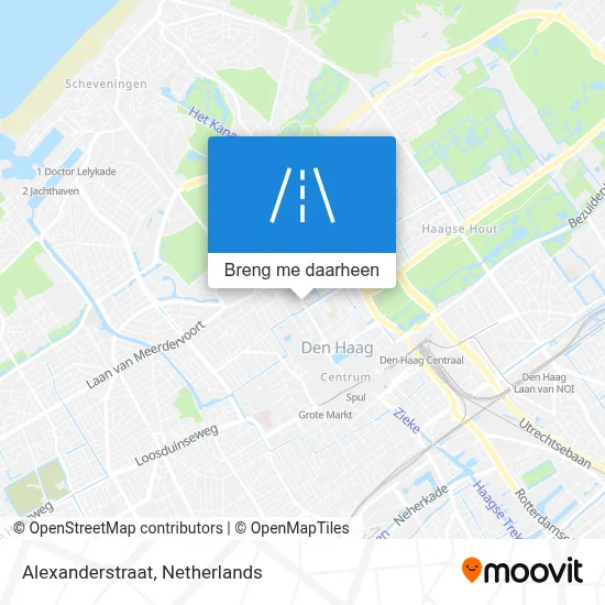 Alexanderstraat kaart