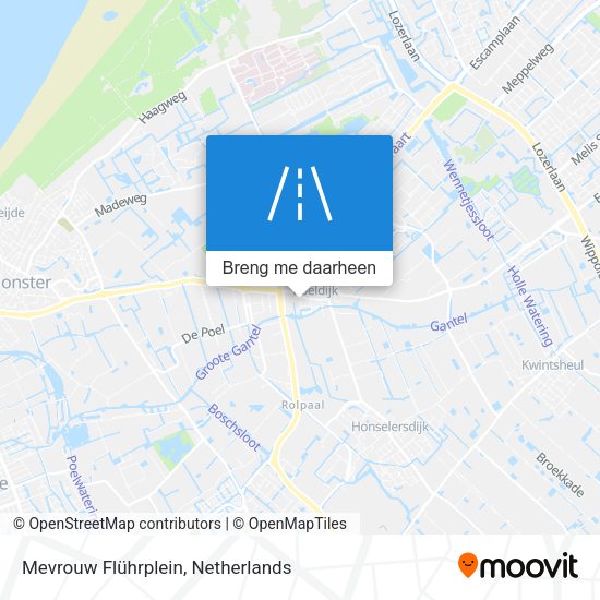 Mevrouw Flührplein kaart