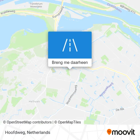 Hoofdweg kaart