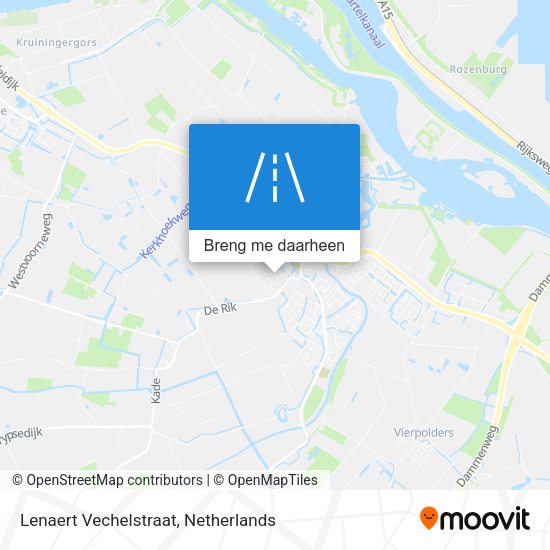 Lenaert Vechelstraat kaart