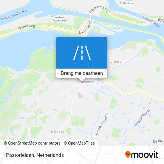Pastorielaan kaart