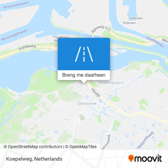 Koepelweg kaart