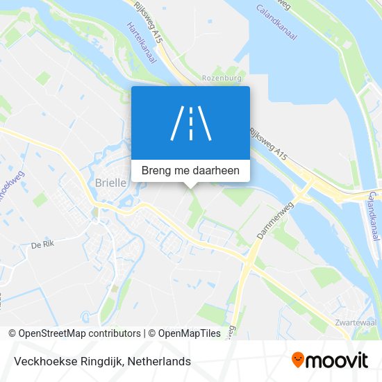 Veckhoekse Ringdijk kaart