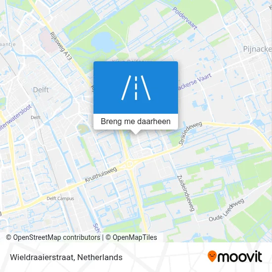 Wieldraaierstraat kaart