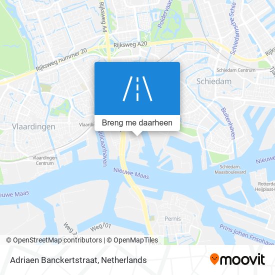 Adriaen Banckertstraat kaart