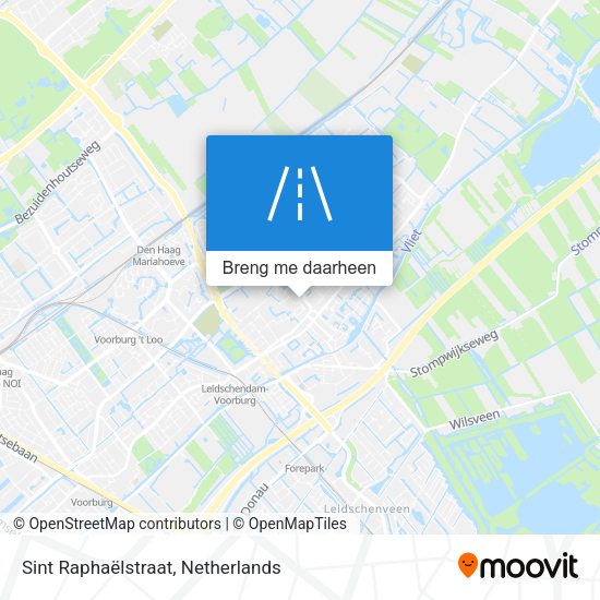Sint Raphaëlstraat kaart