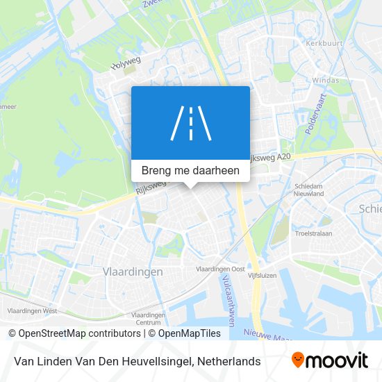 Van Linden Van Den Heuvellsingel kaart