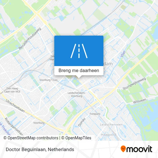 Doctor Beguinlaan kaart