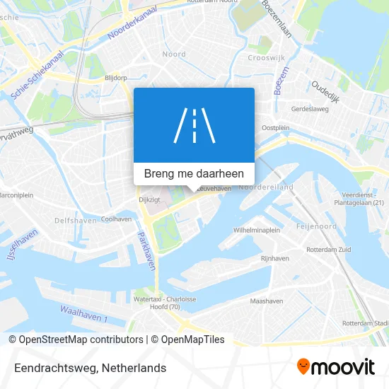 Eendrachtsweg kaart
