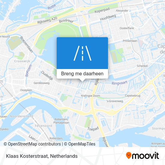 Klaas Kosterstraat kaart