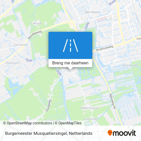 Burgemeester Musquetiersingel kaart